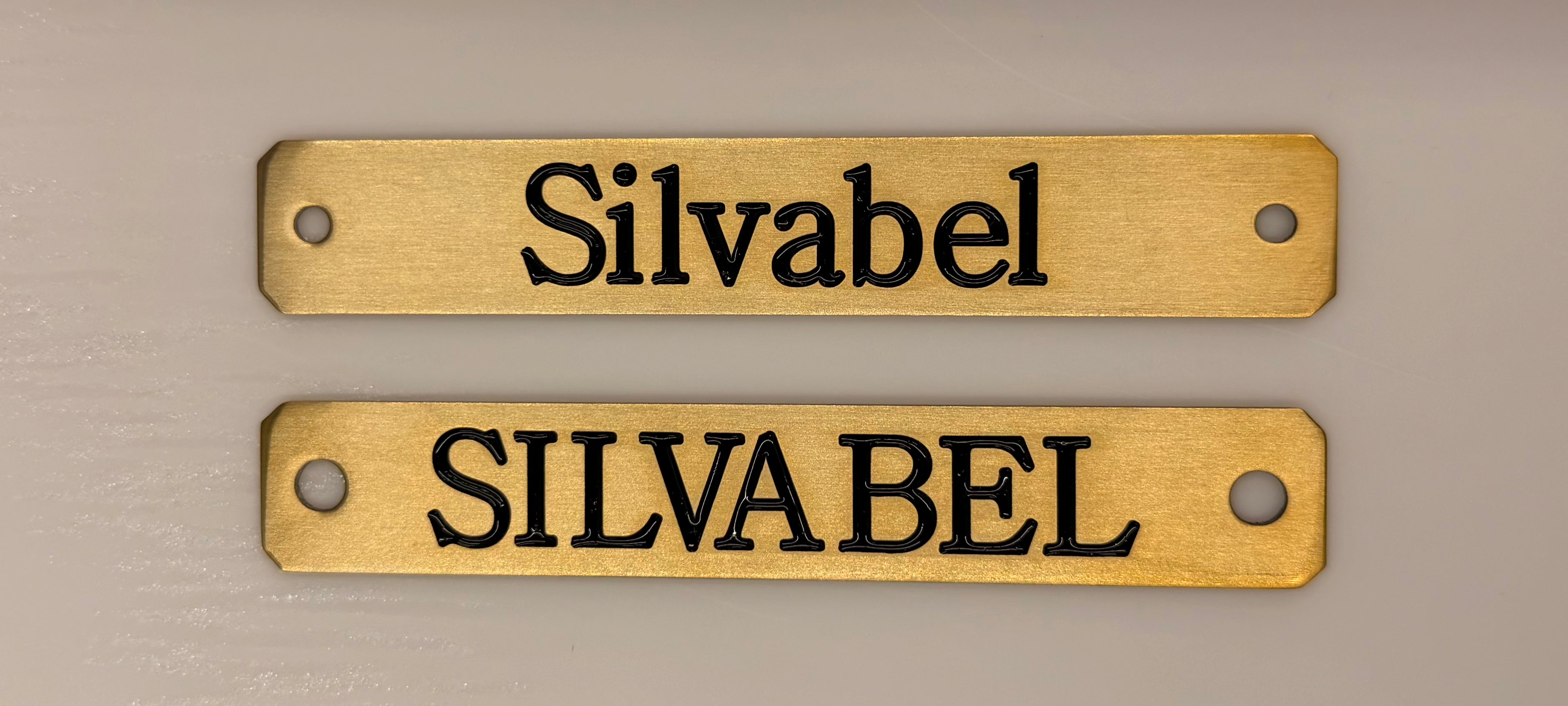 Silvabel Name Plate